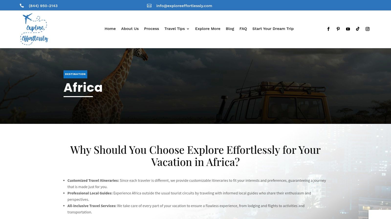 1. Start with a Bespoke Itinerary